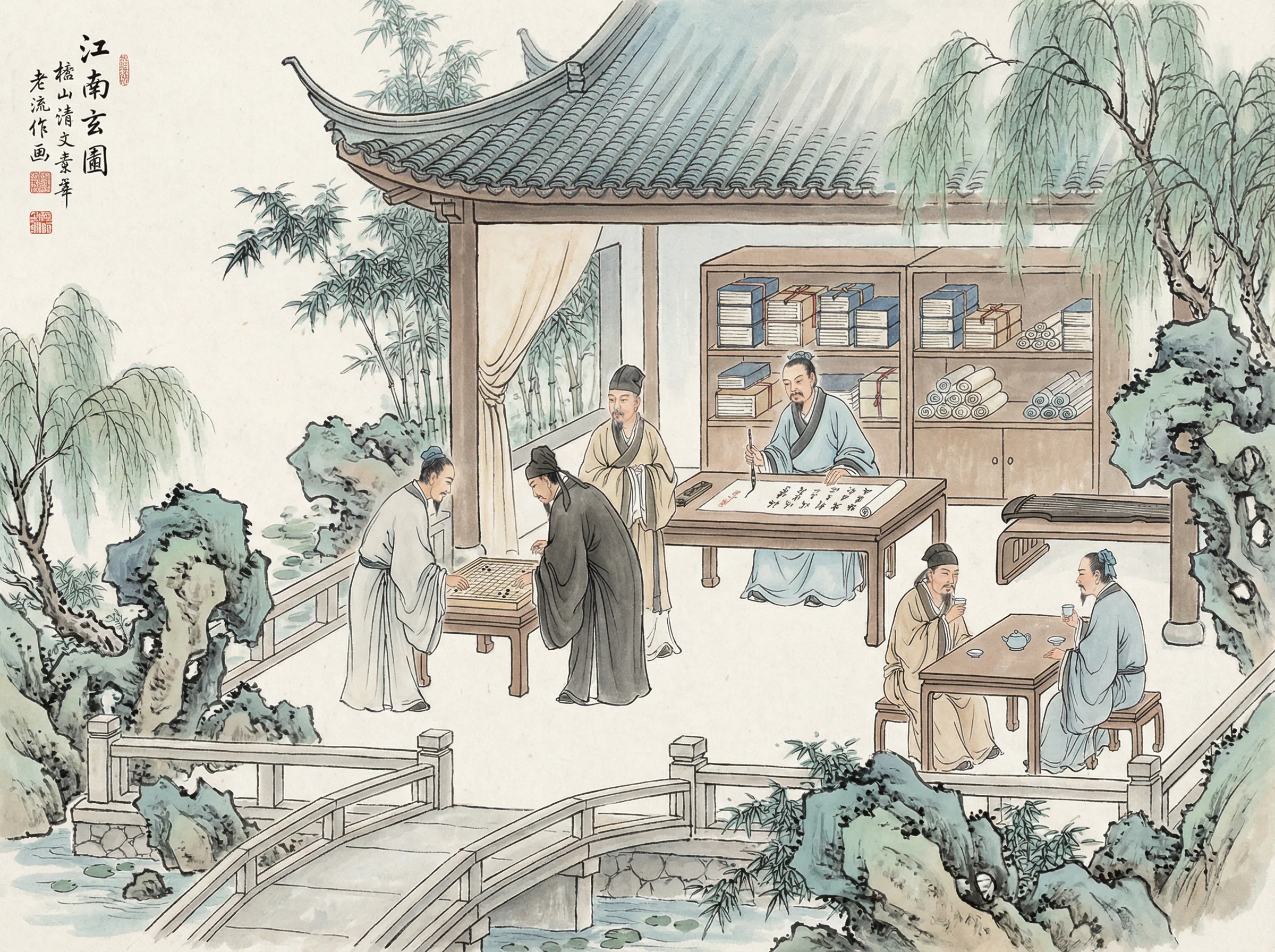 ky棋牌曲水流觞棋牌社交文化
